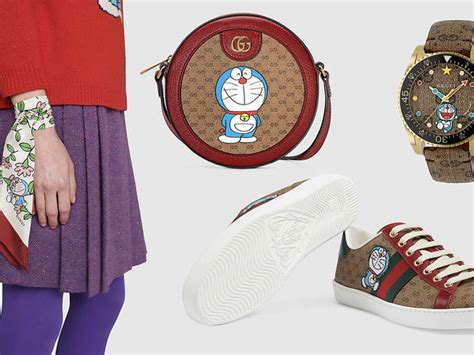 gucci doraemon dress|cartoon characters wearing gucci.